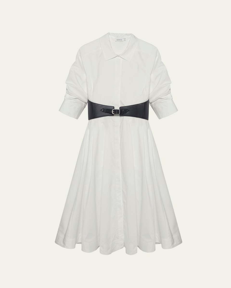 Olson Belted Midi Shirtdress